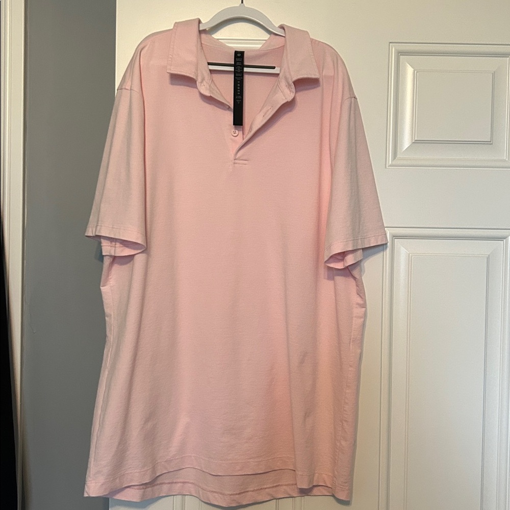 Lululemon Athletica Light Pink Polo Shirt